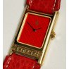 Ferrari 2625 OROLOGIO POLSO anni 80 VINTAGE WRIST WATCH montre ROSSO ORO Swiss