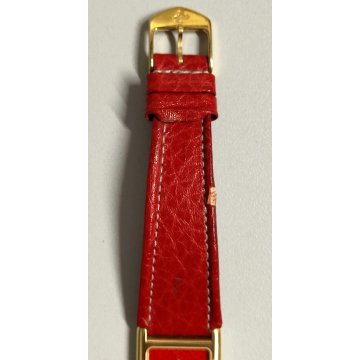 Ferrari 2625 OROLOGIO POLSO anni 80 VINTAGE WRIST WATCH montre ROSSO ORO Swiss