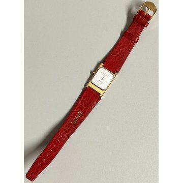 Ferrari 2625 OROLOGIO POLSO anni 80 VINTAGE WRIST WATCH montre ROSSO ORO Swiss