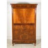 ANTICO SECRETAIRE BIEDERMEIER SEGRETO 1900 LEGNO NOCE RIBALTA SCRITTOIO EPOCA