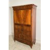 ANTICO SECRETAIRE BIEDERMEIER SEGRETO 1900 LEGNO NOCE RIBALTA SCRITTOIO EPOCA
