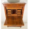 ANTICO SECRETAIRE BIEDERMEIER SEGRETO 1900 LEGNO NOCE RIBALTA SCRITTOIO EPOCA