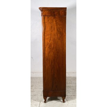 ANTICO SECRETAIRE BIEDERMEIER SEGRETO 1900 LEGNO NOCE RIBALTA SCRITTOIO EPOCA