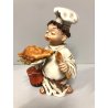 STATUINA FIGURA PORCELLANA CAPODIMONTE Frate CUOCO Chef VINTAGE '900