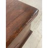 ANTICA PICCOLA CASSAPANCA PIEMONTESE legno ABETE epoca 1800 OLD WOOD CHEST BAULE