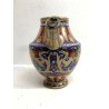 ANTICO VASO BROCCA VERSATOIO Rubboli Gualdo Tadino SCU MAIOLICA LUSTRO  '800