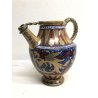ANTICO VASO BROCCA VERSATOIO Rubboli Gualdo Tadino SCU MAIOLICA LUSTRO  '800
