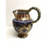 ANTICO VASO BROCCA VERSATOIO Rubboli Gualdo Tadino SCU MAIOLICA LUSTRO  '800