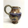 ANTICO VASO BROCCA VERSATOIO Rubboli Gualdo Tadino SCU MAIOLICA LUSTRO  '800