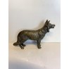 SCULTURA TUTTOTONDO BRONZO FIGURA RAFFIGURANTE UN CANE ITALIA BRONZE