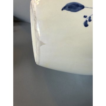 ANTICA BROCCA VASO DA NOTTE PITALE CERAMICA MAIOLICA Ibis Cunardo VARESE