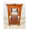 CARRELLO PORTAVIVANDE VINTAGE BAR APRIBILE VETRO TROLLEY LEGNO EPOCA Art Decò