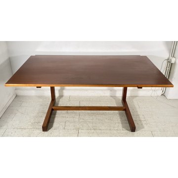 SCRIVANIA DESIGN ANNI 50/60 LEGNO TEAK VINTAGE DESK WOODEN SCRITTOIO MID-CENTURY