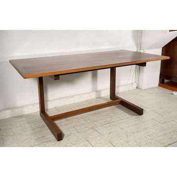 SCRIVANIA DESIGN ANNI 50/60 LEGNO TEAK VINTAGE DESK WOODEN SCRITTOIO MID-CENTURY