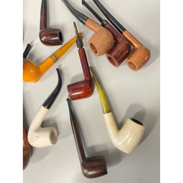 LOTTO 19 PIPE SICLAUDE SAVINELLI JEANTET CHACOM ETOILE ECC VINTAGE PIPES HOLDER