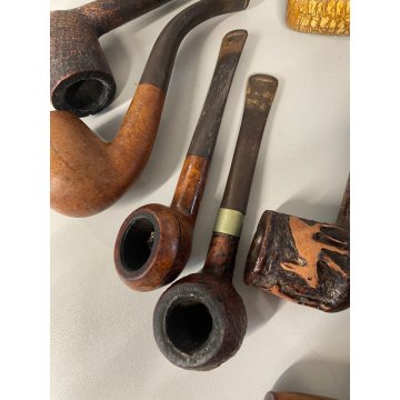 LOTTO 19 PIPE SICLAUDE SAVINELLI JEANTET CHACOM ETOILE ECC VINTAGE PIPES HOLDER