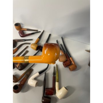 LOTTO 19 PIPE SICLAUDE SAVINELLI JEANTET CHACOM ETOILE ECC VINTAGE PIPES HOLDER