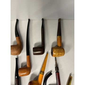 LOTTO 19 PIPE SICLAUDE SAVINELLI JEANTET CHACOM ETOILE ECC VINTAGE PIPES HOLDER