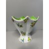 VASO VINTAGE CERAMICA Rometti Italy SMALTO COLAGGIO COLORI BOUQUET FIORI '40/'50