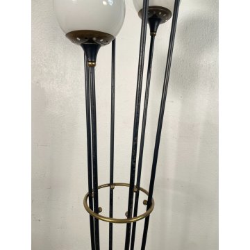 LAMPADA DA TERRA ALBERELLO STILNOVO ANNI 50 VINTAGE ORIGINALE DESIGN COLORATA