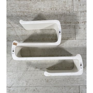 MENSOLA MODULARE MINIMALISTA Mobelhouse LEGNO BIANCO OPACO LACCATO DESIGN '80s