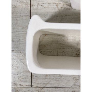 MENSOLA MODULARE MINIMALISTA Mobelhouse LEGNO BIANCO OPACO LACCATO DESIGN '80s