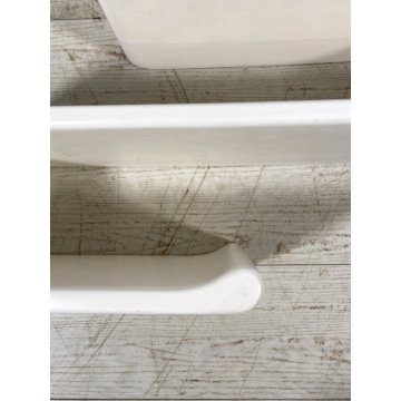 MENSOLA MODULARE MINIMALISTA Mobelhouse LEGNO BIANCO OPACO LACCATO DESIGN '80s