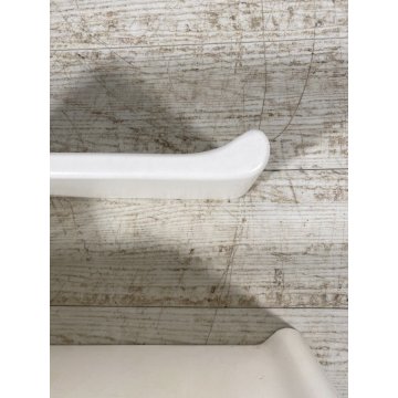 MENSOLA MODULARE MINIMALISTA Mobelhouse LEGNO BIANCO OPACO LACCATO DESIGN '80s
