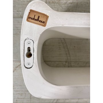 MENSOLA MODULARE MINIMALISTA Mobelhouse LEGNO BIANCO OPACO LACCATO DESIGN '80s