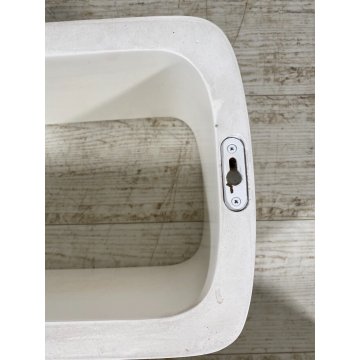 MENSOLA MODULARE MINIMALISTA Mobelhouse LEGNO BIANCO OPACO LACCATO DESIGN '80s
