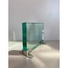 PORTAFOTO CRISTALLO ACCIAIO Fontana Arte DOUBLE SIDED GLASS FRAME DESIGN '70s