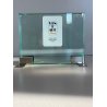 PORTAFOTO CRISTALLO ACCIAIO Fontana Arte DOUBLE SIDED GLASS FRAME DESIGN '70s