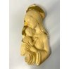 SCULTURA BASSORILIEVO CERAMICA Zaccagnini MADONNA GESU' BAMBINO MARIA NATIVITA'