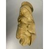 SCULTURA BASSORILIEVO CERAMICA Zaccagnini MADONNA GESU' BAMBINO MARIA NATIVITA'