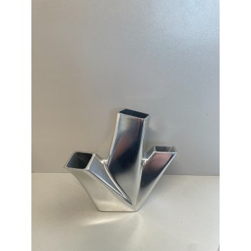 PORTAMATITE ALESSI TRINA VASO VASE design ACCIAIO 14 CM CORALLO STILIZZATO