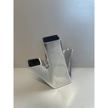 PORTAMATITE ALESSI TRINA VASO VASE design ACCIAIO 14 CM CORALLO STILIZZATO