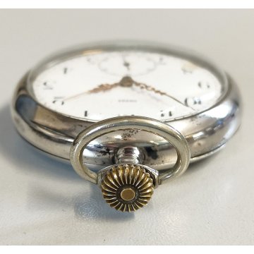 ANTICO OROLOGIO TASCA Omega ARGENTO 800 epoca 900 TASCHINO Old Pocket Watch
