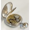 ANTICO OROLOGIO TASCA Omega ARGENTO 800 epoca 900 TASCHINO Old Pocket Watch