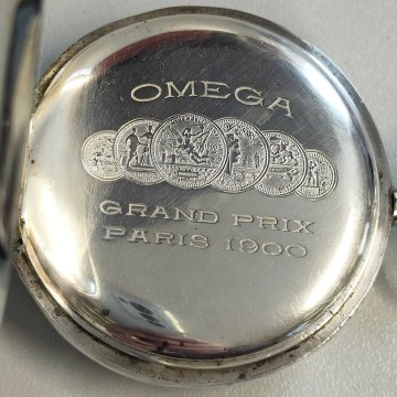 ANTICO OROLOGIO TASCA Omega ARGENTO 800 epoca 900 TASCHINO Old Pocket Watch