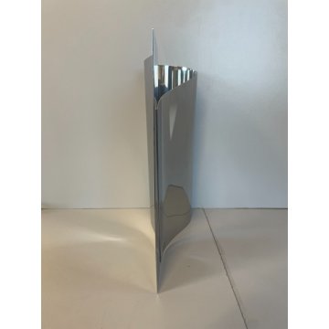 VASO PORTA FIORI ALESSI E-LI-LI VASE design ACCIAIO MODERNO ITALY MASSIMILIANO