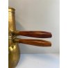 RARA CAFFETTIERA NAPOLETANA VINTAGE 5 TAZZE OTTONE CAFFE MOCALEGNO EPOCA 60's