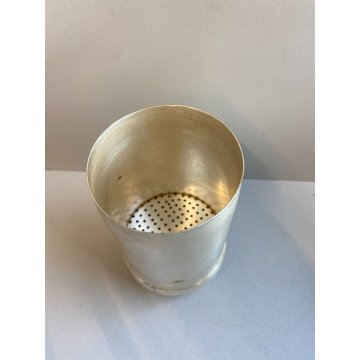 RARA CAFFETTIERA NAPOLETANA VINTAGE 5 TAZZE OTTONE CAFFE MOCALEGNO EPOCA 60's