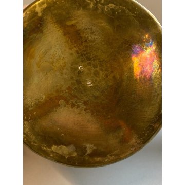 RARA CAFFETTIERA NAPOLETANA VINTAGE 5 TAZZE OTTONE CAFFE MOCALEGNO EPOCA 60's
