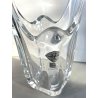 VASO VINTAGE CRISTALLO Vannes Le Chatel CRISTALLERIE VASE FLOWER 64 cm/h ANNI 70