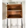 LIBRERIA TERRA DESIGN ANNI 70 LEGNO FERRO LIBRARY VINTAGE SCAFFALE CREDENZA 1970