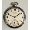 ANTICO OROLOGIO TASCA Chronometre HELVETIA Extra + catena OLD POCKET WATCH epoca