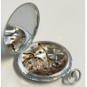 ANTICO OROLOGIO TASCA Chronometre HELVETIA Extra + catena OLD POCKET WATCH epoca