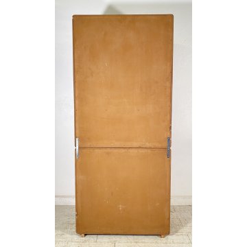 ARMADIO DESIGN SILVIO CAVATORTA ANNI 50 VINTAGE SOGGIORNO LEGNO TEAK OTTONE