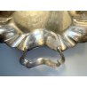 VASSOIO QUADRATO SILVERPLATED CON MANICI NASTRO BORDO MOSSO SERVIZIO PORTATA 900