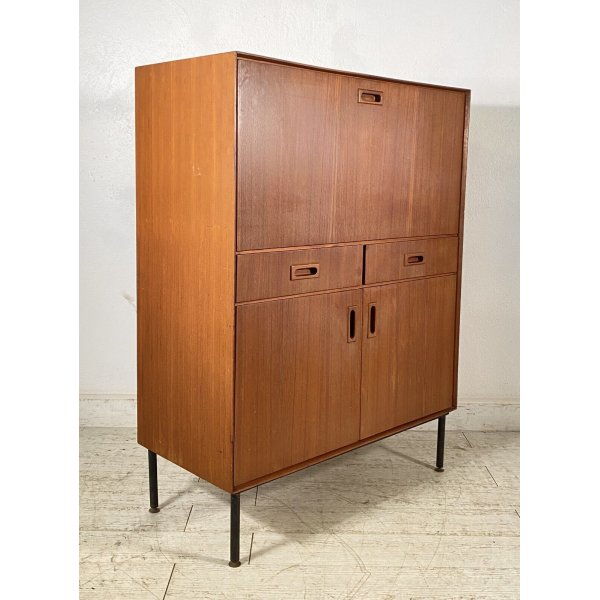 CREDENZA DESIGN DANESE MOBILE ANNI 60 SIDEBOARD VINTAGE LEGNO TEAK DISPENSA  1960